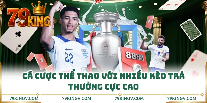 Cá cược thể thao với nhiều kèo trả thưởng cực cao