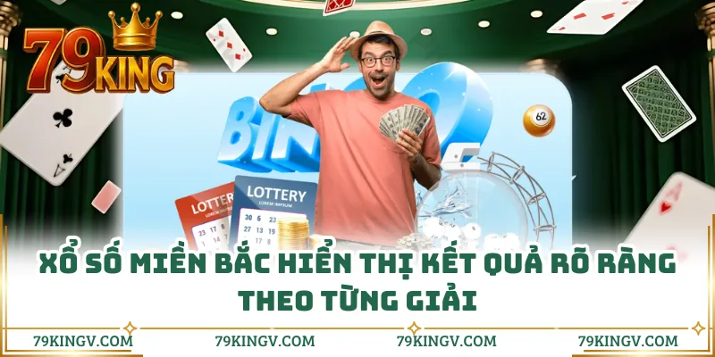 Xổ số miền Bắc hiển thị kết quả rõ ràng theo từng giải